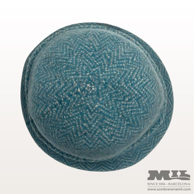 Boiled Wool Cloché in Pattern | Seeberger