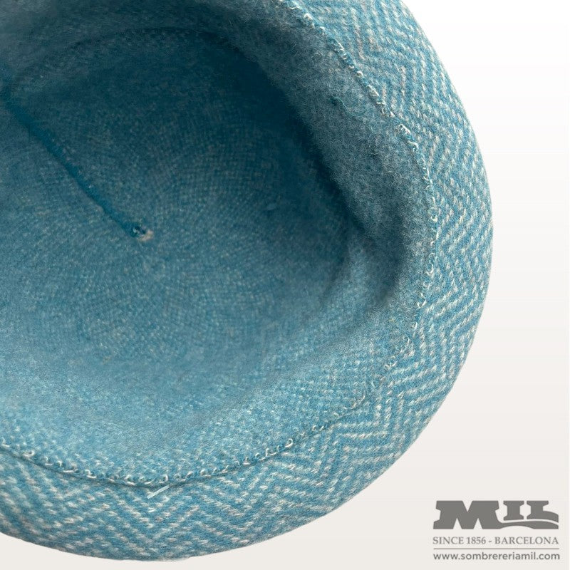 Boiled Wool Cloché in Pattern | Seeberger