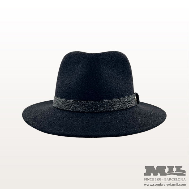 Barret Traveller amb cinta de cuir | Panizza