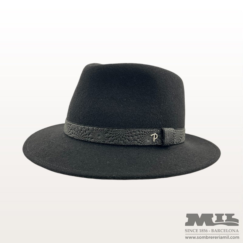 Barret Traveller amb cinta de cuir | Panizza