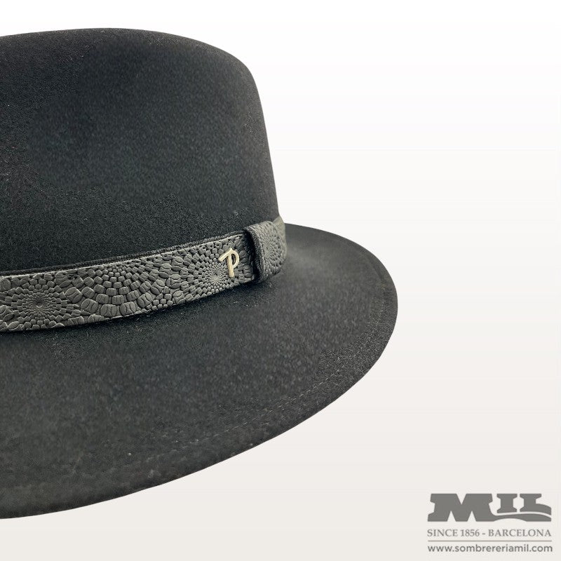 Barret Traveller amb cinta de cuir | Panizza