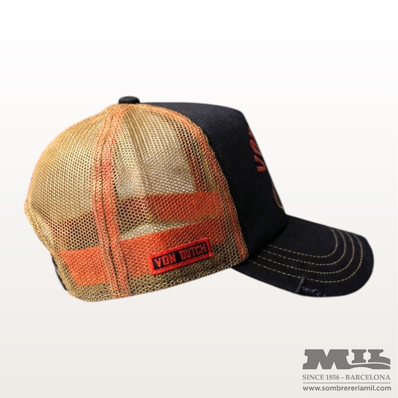 Gorra Trucker Retro Flame & Pin-Up | Von Dutch