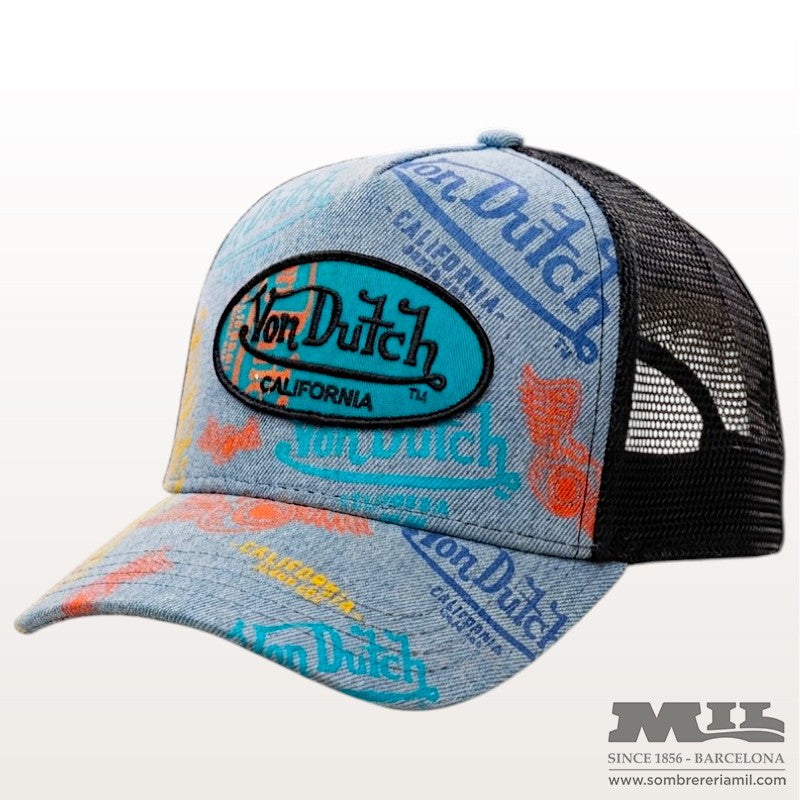 Gorra Trucker Blue Denim | Von dutch