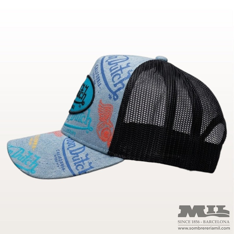 Gorra Trucker Blue Denim | Von dutch