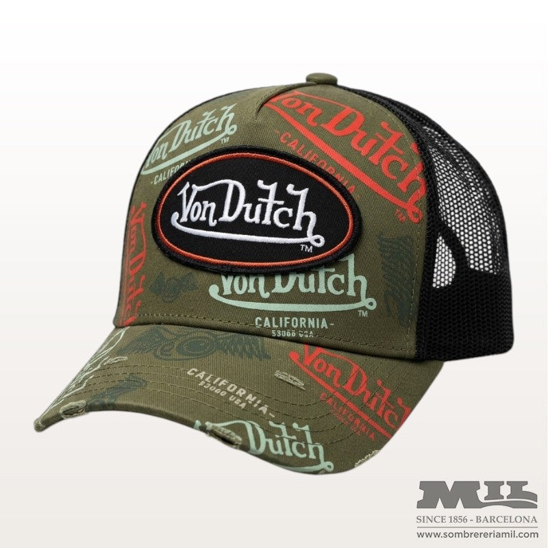 Gorra Trucker Army Green | Von Dutch