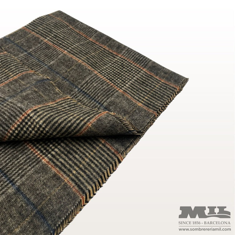 Bufanda de Cuadros con Flecos | Santacana