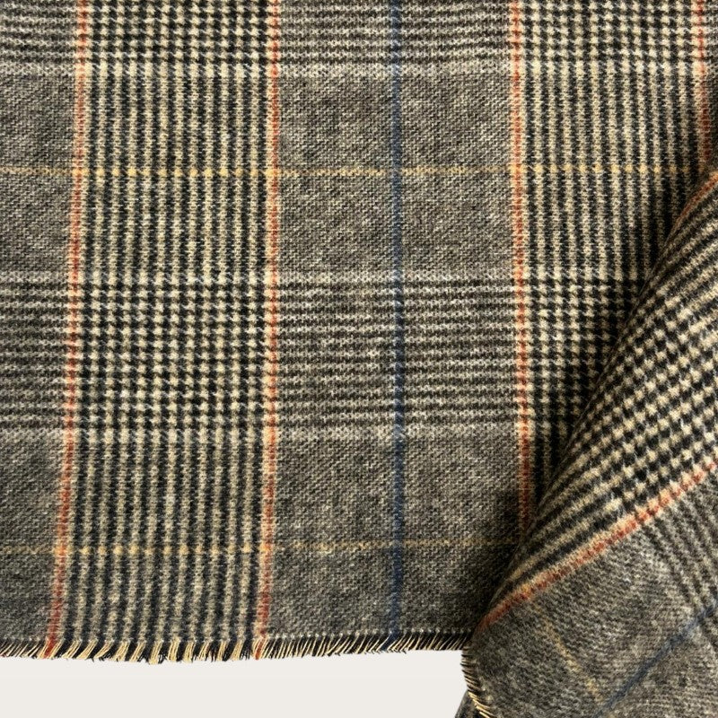 Bufanda de Cuadros con Flecos | Santacana