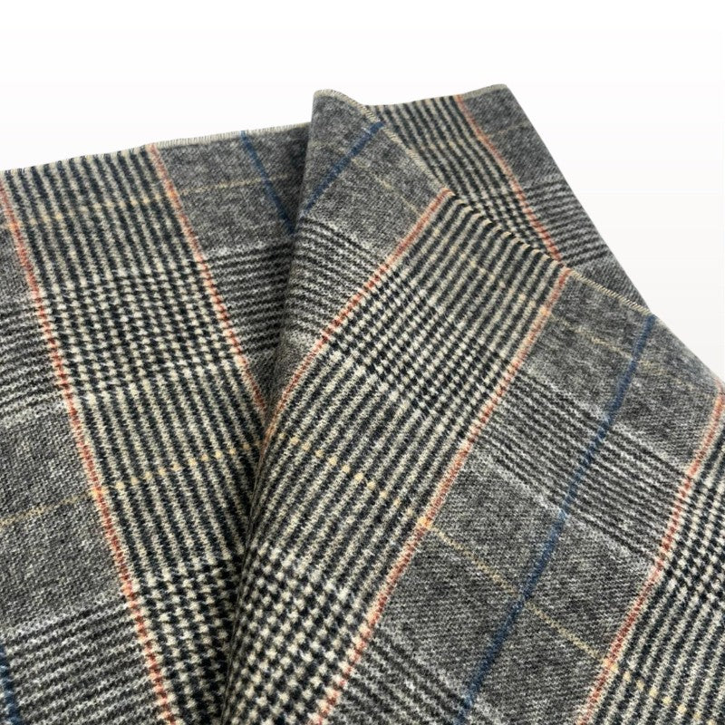 Bufanda de Cuadros con Flecos | Santacana