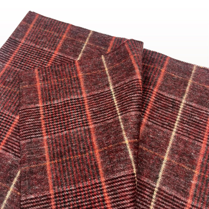 Bufanda de Cuadros con Flecos | Santacana