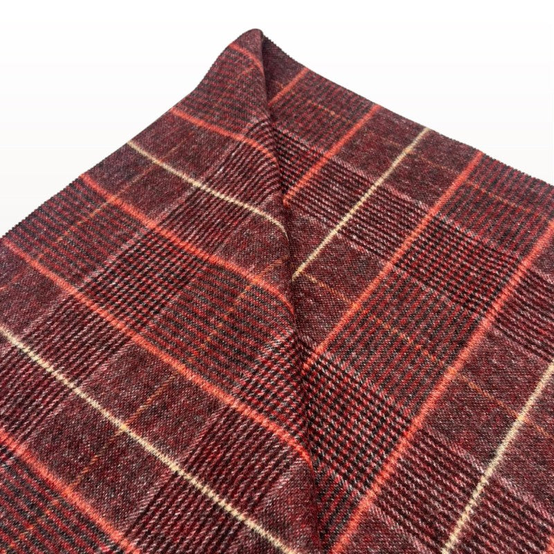 Bufanda de Cuadros con Flecos | Santacana