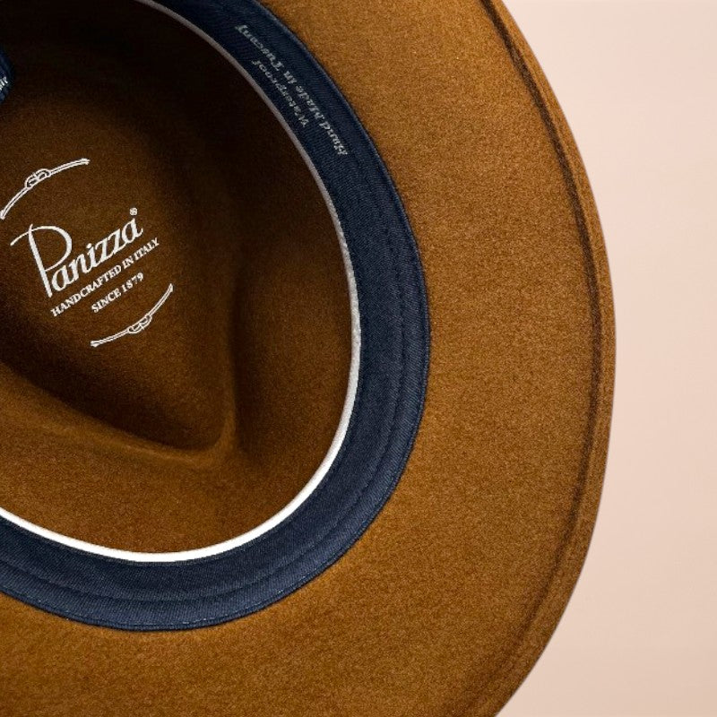 Barret Traveller amb cinta de cuir | Panizza