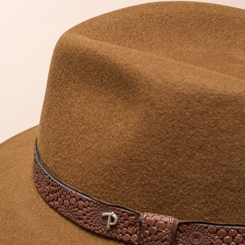 Barret Traveller amb cinta de cuir | Panizza