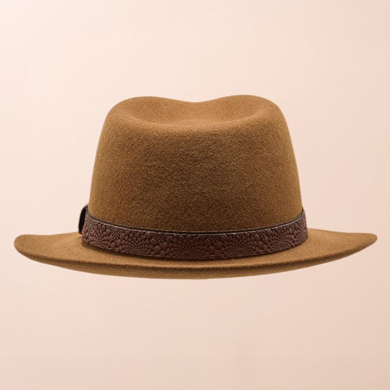 Barret Traveller amb cinta de cuir | Panizza