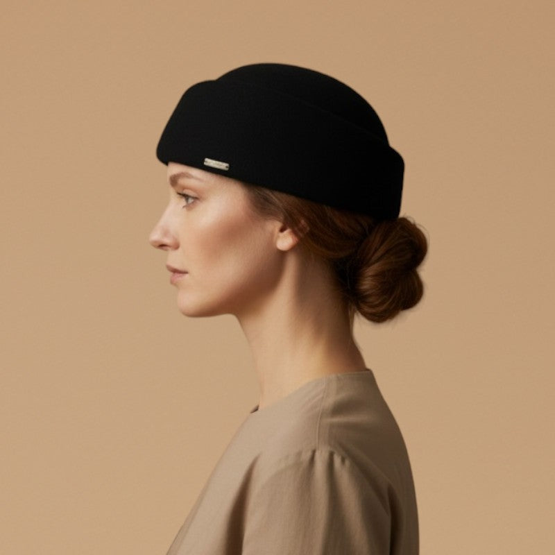Gorra Pillbox Wool Felt | Seeberger