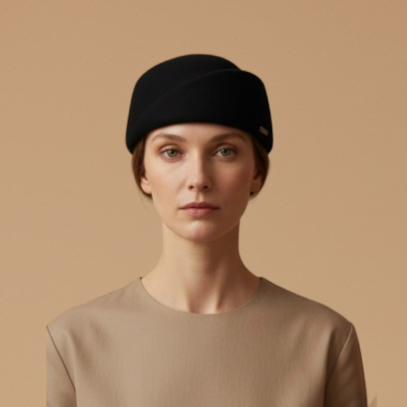Gorra Pillbox Wool Felt | Seeberger