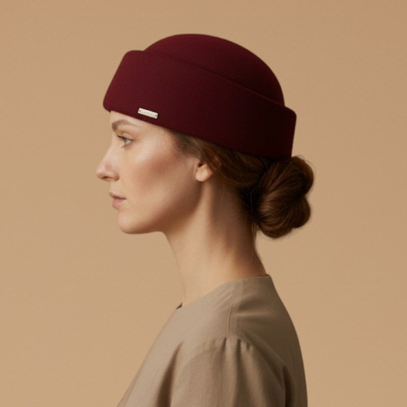 Gorra Pillbox Wool Felt | Seeberger