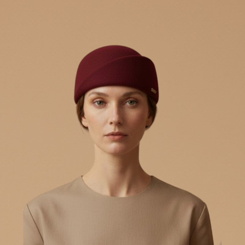 Gorra Pillbox Wool Felt | Seeberger